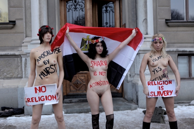 Sharia-nude-protest